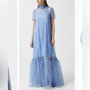 STAUD Calluna Floral Layered Dress